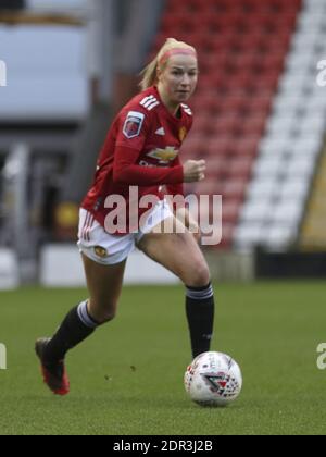 Manchester, Großbritannien. 20. Dez, 2020. Während des FA Women's Super League Spiels zwischen Manchester United und Bristol City im Leigh Sports Village Stadium, Leigh, UK. Lexy Ilsley/SPP Kredit: SPP Sport Pressefoto. /Alamy Live Nachrichten Stockfoto