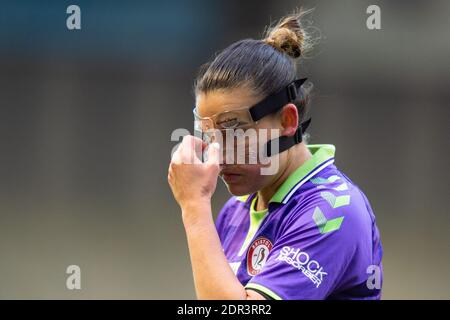 Leigh, Großbritannien. Dezember 2020. Chloe Logarzo von Bristol City während des FA Women's Super League Match im Leigh Sports Village, Leigh (Foto von Matt Wilkinson/Focus Images /Sipa USA) 20/12/2020 Kredit: SIPA USA/Alamy Live News Stockfoto