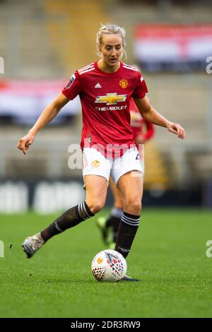 Leigh, Großbritannien. Dezember 2020. Millie Turner von Manchester United während des FA Women's Super League Match im Leigh Sports Village, Leigh (Foto von Matt Wilkinson/Focus Images /Sipa USA) 20/12/2020 Kredit: SIPA USA/Alamy Live News Stockfoto