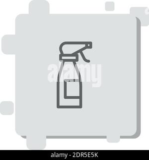 Spritze Vektor-Symbol Moderne einfache Vektor-Illustration Stock Vektor