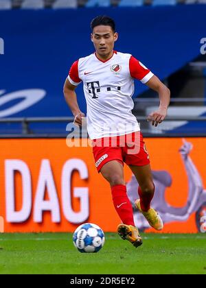 DOETINCHEM, NIEDERLANDE - DEZEMBER 19: Hicham Achefay vom FC Utrecht U23 während des niederländischen Keukenkampioendivisie-Spiels zwischen De Graafschap und FC UTR Stockfoto