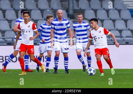 DOETINCHEM, NIEDERLANDE - DEZEMBER 19: Hicham Achefay vom FC Utrecht U23 während des niederländischen Keukenkampioendivisie-Spiels zwischen De Graafschap und FC UTR Stockfoto