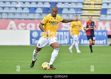 Sardegna Arena, Cagliari, Italien. Dezember 2020. Samir von Udinese Calcio während Cagliari Calcio vs Udinese Calcio, Italienische Fußball Serie A Spiel - Foto Luigi Canu/LM Kredit: LiveMedia/Alamy Live News Stockfoto