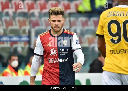 Cagliari, Italien. Dezember 2020. Cagliari, Italien, Sardegna Arena, Dezember 20, 2020, Nahitan Nandez von Cagliari Calcio während Cagliari Calcio vs Udinese Calcio - Italian Football Serie A Spiel Credit: Luigi Canu/LPS/ZUMA Wire/Alamy Live News Stockfoto