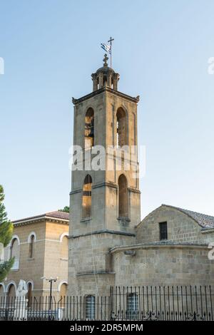 Glockenturm der St. John's Cathedral (Agios Ionnis) In Nikosia im Süden Zyperns Stockfoto