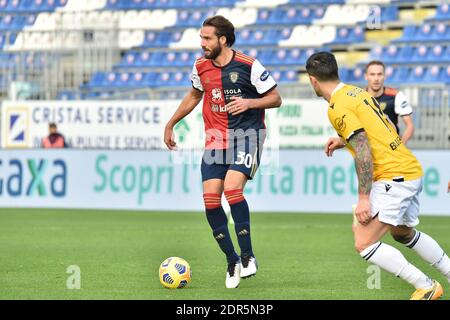 Cagliari, Italien. Dezember 2020. Cagliari, Italien, Sardegna Arena, 20. Dezember 2020, Leonardo Pavoletti von Cagliari Calcio während Cagliari Calcio vs Udinese Calcio - Italienische Fußballserie EIN Spiel Kredit: Luigi Canu/LPS/ZUMA Wire/Alamy Live News Stockfoto