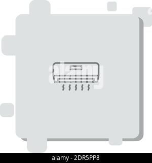 air conditioner vector icon modern simple vector illustration Stock Vektor