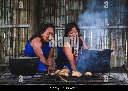 Shuar Territory, Amazonas, Ecuador Stockfoto