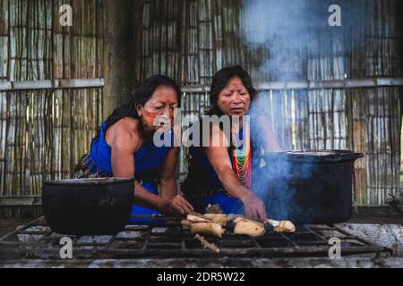 Shuar Territory, Amazonas, Ecuador Stockfoto