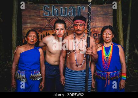 Shuar Territory, Amazonas, Ecuador Stockfoto