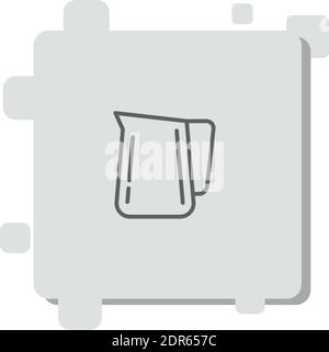 JAR Vektor-Symbol Moderne einfache Vektor-Illustration Stock Vektor