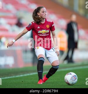 Leigh, Großbritannien. Dezember 2020. Ona Batlle von Manchester United während des FA Women's Super League Match im Leigh Sports Village, Leigh Bild von Matt Wilkinson/Focus Images Ltd /Sipa USA 20/12/2020 Kredit: SIPA USA/Alamy Live News Stockfoto