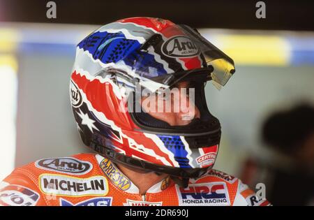 Michael Doohan, (AUST), Honda 500, Malaysischer GP 500, Johor 1998 Stockfoto