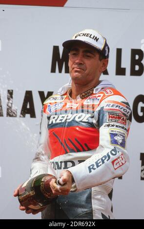 Michael Doohan, (AUST), Honda 500, Malaysischer GP 500, Johor 1998 Stockfoto