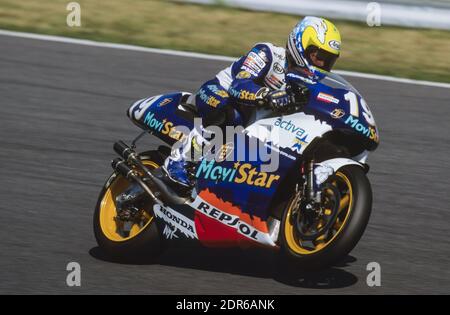 John Kocinski (USA), Honda 500, japanischer GP 1998, Suzuka Stockfoto