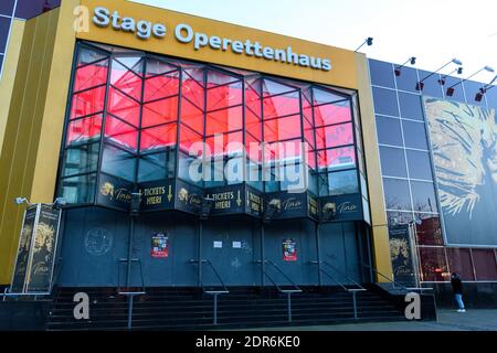 Hamburg im Advent während der Corona Pandemie im Dezember 2020 Stockfoto