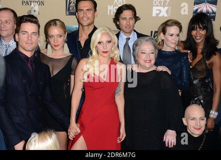 Lady Gaga nimmt an der Premiere von FX's American Horror Story: Hotel im Regal Cinemas L.A. Teil Live am 3. Oktober 2015 in Los Angeles, CA, USA. Foto von Lionel Hahn/ABACAPRESS.COM Stockfoto