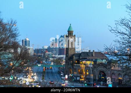 Hamburg im Advent während der Corona Pandemie im Dezember 2020 Stockfoto