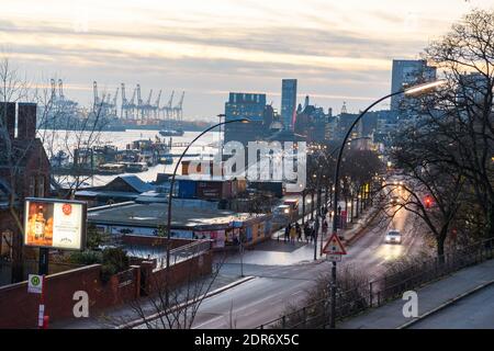 Hamburg im Advent während der Corona Pandemie im Dezember 2020 Stockfoto