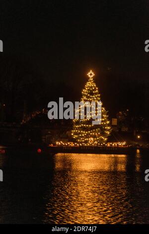 Hamburg im Advent während der Corona Pandemie im Dezember 2020 Stockfoto