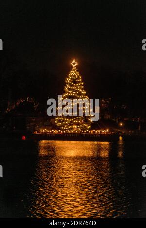 Hamburg im Advent während der Corona Pandemie im Dezember 2020 Stockfoto