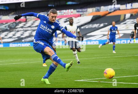 Tottenham Hotspur Stadium, London, 20. Dezember 2020. Jamie Vardy von Leicester City während des Premier League-Spiels im Tottenham Hotspur Stadium, London. Tottenham Hotspur / Leicester City. Premier League - London Bildnachweis : © Mark Pain / Alamy Live News Stockfoto