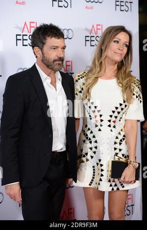 Antonio Banderas und Nicole Kimpel besuchen die AFI FEST 2015 Premiere des 33 im TCL Chinese Theatre am 9. November 2015 in Los Angeles, CA, USA. Foto von Lionel Hahn/ABACAPRESS.COM Stockfoto