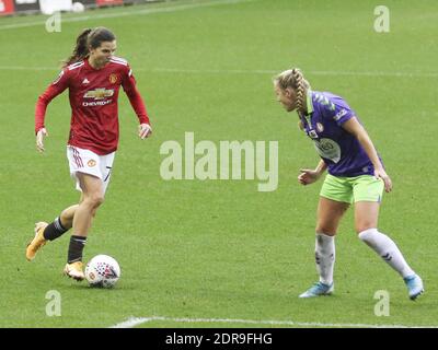 Manchester, Großbritannien. 20. Dez, 2020. Während des FA Women's Super League Spiels zwischen Manchester United und Bristol City im Leigh Sports Village Stadium, Leigh, UK. Lexy Ilsley/SPP Kredit: SPP Sport Pressefoto. /Alamy Live Nachrichten Stockfoto