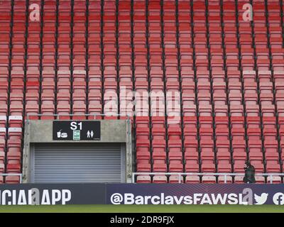 Manchester, Großbritannien. Dezember 2020. Während des FA Women's Super League-Spiels zwischen Manchester United und Bristol City im Leigh Sports Village Stadium, Leigh, Großbritannien, sind keine Fans erlaubt. Lexy Ilsley/SPP Kredit: SPP Sport Pressefoto. /Alamy Live Nachrichten Stockfoto