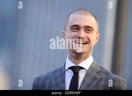 Daniel Radcliffe wird am 12. November 2015 auf dem Hollywood Walk of Fame in Los Angeles, CA, USA, mit einem Stern geehrt. Foto von Lionel Hahn/ABACAPRESS.COM Stockfoto