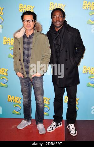 Frederic Chau et Noom Diawara Assistent a l'avant-Premiere du Film 'Babysitting 2' au Gaumont Opera a Paris, France le 23 Novembre 2015. Foto von Aurore Marechal/ABACAPRESS;COM Stockfoto