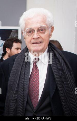 Lionel Jospin bei der Ausstellung der Fotografie von Sebastian Copeland von Napapiri «Arctica, The Vanishing North», die am 03. Dezember 2015 in der Galerie Yann Arthus-Bertrand in Paris, Frankreich, stattfand. Foto von Audrey Poree/ ABACAPRESS.COM Stockfoto