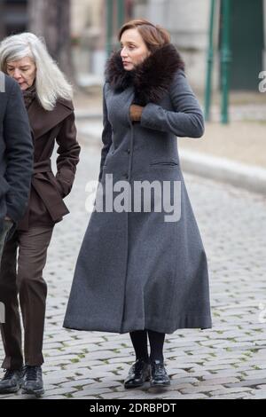 KRISTIN SCOTT THOMAS - HOMMAGE A LUC BONDY AU CIMETIERE DU PERE LACHAISE, PARIS, FRANKREICH FOTO VON NASSER BERZANE/ABACAPRESS.COM Stockfoto