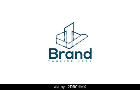 Immobilien Logo Design Und Wohnungsbau Logo Design Stock Vektor