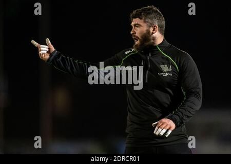 Galway, Irland. Dezember 2020. Sammy Arnold von Connacht während der Heineken Champions Cup Runde 2, Pool B Spiel zwischen Connacht Rugby und Bristol Bears auf dem Sportplatz in Galway, Irland am 20. Dezember 2020 (Foto von Andrew SURMA/ Credit: SIPA USA/Alamy Live News Stockfoto