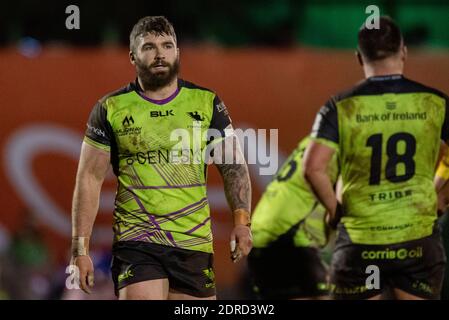 Galway, Irland. Dezember 2020. Sammy Arnold von Connacht während der Heineken Champions Cup Runde 2, Pool B Spiel zwischen Connacht Rugby und Bristol Bears auf dem Sportplatz in Galway, Irland am 20. Dezember 2020 (Foto von Andrew SURMA/ Credit: SIPA USA/Alamy Live News Stockfoto