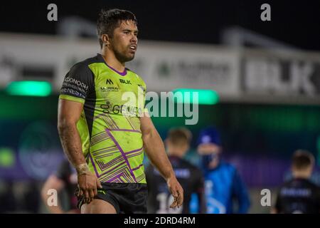 Galway, Irland. Dezember 2020. Jarrad Buttler von Connacht während der Heineken Champions Cup Runde 2, Pool B Spiel zwischen Connacht Rugby und Bristol Bears auf dem Sportplatz in Galway, Irland am 20. Dezember 2020 (Foto von Andrew SURMA/ Quelle: SIPA USA/Alamy Live News Stockfoto