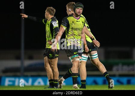 Galway, Irland. Dezember 2020. Eoghan Masterson of Connacht während der Heineken Champions Cup Runde 2, Pool B Spiel zwischen Connacht Rugby und Bristol Bears auf dem Sportplatz in Galway, Irland am 20. Dezember 2020 (Foto von Andrew SURMA/ Quelle: SIPA USA/Alamy Live News Stockfoto