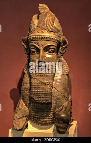 Nationalmuseum des Iran, Teheran, Iran. Büste aus Persepolis. Stockfoto