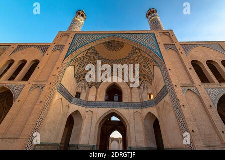 23. Oktober 2018. Agha Bozorg Moschee, Kashan, Iran Stockfoto