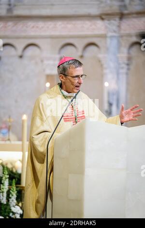 Lyon (Frankreich), 20. Dezember 2020. Erzbischof Olivier de Germay wurde diesen Sonntag offiziell zum Erzbischof der Diözese Lyon ernannt. Er ersetzt Archb Stockfoto