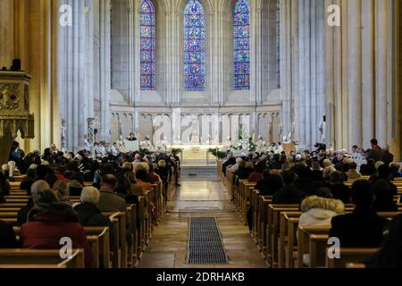 Lyon (Frankreich), 20. Dezember 2020. Erzbischof Olivier de Germay wurde diesen Sonntag offiziell zum Erzbischof der Diözese Lyon ernannt. Er ersetzt Archb Stockfoto