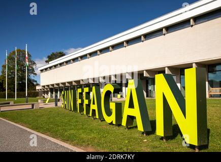 Großbritannien, Wales, Cardiff, St. Fagans, National Museum of History, Haupteingang des Gebäudes Stockfoto