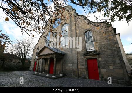 Die Kirche von Canongate Edinburgh, Schottland Stockfoto