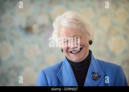 Lady Mary Elizabeth Peters LG CH DBE DStJ ist eine nordirische ehemalige Athletin, Goldmedaille Frauen-Fünfkampf, Olympische Sommerspiele 1972 in München Stockfoto