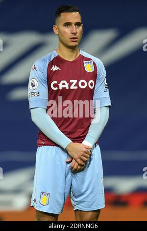 West Bromwich, Großbritannien. Dezember 2020. Anwar El Ghazi von Aston Villa während des Premier League Spiels in den Hawthorns, West Bromwich (Foto von Martyn Haworth/Focus Images /Sipa USA) 20/12/2020 Kredit: SIPA USA/Alamy Live News Stockfoto