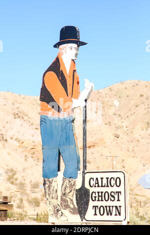 Calico Ghost Town, San Bernardino County, Yermo, California, USA, 2015 Stockfoto