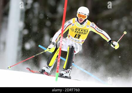 Dolomiten, Italien. Dezember 2020. 21. Dezember 2020; Skigebiet Alta Badia, Dolomiten, Italien; Internationaler Skiverband Weltcup Slalom Skifahren; Linus Strasser (GER) Credit: Action Plus Sports Images/Alamy Live News Stockfoto