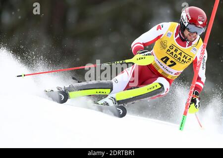 Dolomiten, Italien. Dezember 2020. 21. Dezember 2020; Skigebiet Alta Badia, Dolomiten, Italien; Internationaler Skiverband Weltcup Slalom Skifahren; Johannes Strolz (AUT) Credit: Action Plus Sports Images/Alamy Live News Stockfoto