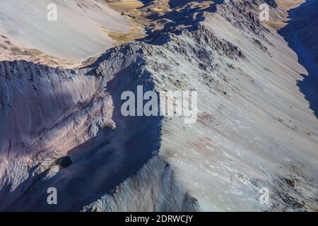 Das Tasman Valley, ein Beispiel eines vergletscherten Tals in den südlichen Alpen, Südinsel, Neuseeland. Stockfoto